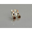 Серебряные серьги Sil с золотом 137s-16 Гранат (Sil-1234) Днепр