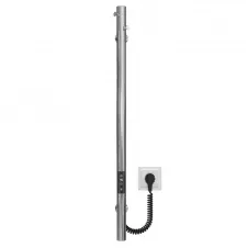 Полотенцесушитель электрический Deffi Chloe 30x800 нержавеющая сталь, хром, JD04