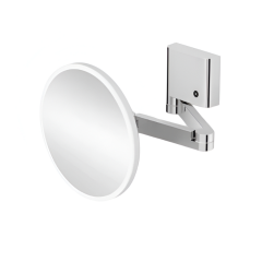 Зеркало косметическое Stellaforme Dodatki увеличение х5, с подсветкой LED, хром Киев