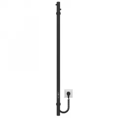 Полотенцесушитель электрический Deffi Chloe 30x1100 нержавеющая сталь, черный, JD04 Новониколаевка