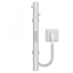 Полотенцесушитель электрический Deffi Chloe 30x400 нержавеющая сталь, белый, WD04 Черкаси