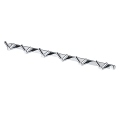 Крючок Stellaforme Dodatki 25х410х40 6 шт двойной хром Черкаси