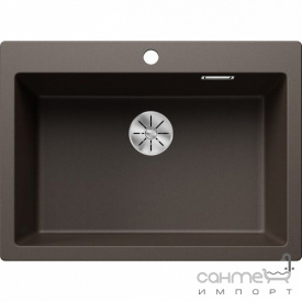 Прямоугольная кухонная мойка на одну чашу Blanco Pleon 8 Silgranit 525957 черная
