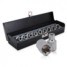 Набор головок TORX 9 ед, E10-E24, 1/2 INTERTOOL ET-6014