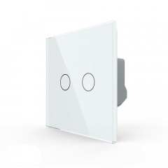 Умный сенсорный ZigBee выключатель для роллет белый Livolo (VL-C7FC2NWZ-2GWP) Оріхів