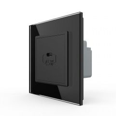 Розетка USB type C с блоком питания 45W черный Livolo (VL-C7-FCUC-2BP) Ковель