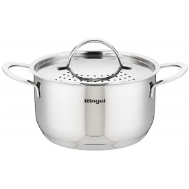 Кастрюля RINGEL Besser 5.5 л 24 см Хром (6869645)