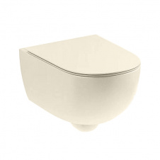 Подвесной унитаз Nic Design Pin 550x370х290 с крышкой, белый матовый (003709056_005712056)