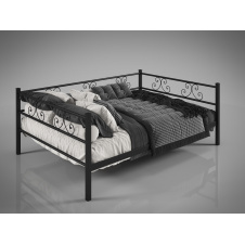Диван-кровать Tenero Самшит 1800х1900 мм черный бархат