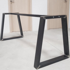Ножки для стола металлические Трапеция EK Loft Н 0002 2 шт Черные Одеса