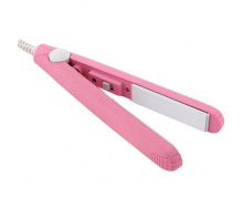 Выпрямитель щипцы Straightener Style Mini для укладки волос и создания объема Розовый