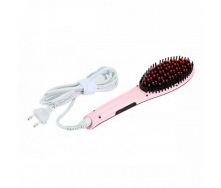 Расческа-выпрямитель Fast Hair Straightener HQT-906 Розовый