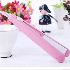 Выпрямитель щипцы Straightener Style Mini для укладки волос и создания объема Розовый Черкаси