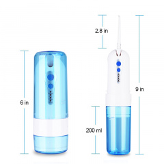 Ирригатор портативный для ухода за полостью рта Power Floss PR40V original Голубой Тернополь