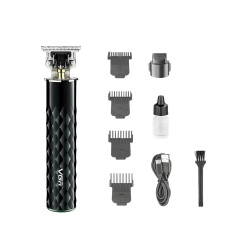 Триммер аккумуляторный для бороды и волос VGR V-170 Black (3_02923) Новониколаевка