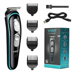 Машинка для стрижки волос VGR V-055 аккумуляторная 10W Black (3_02928) Нововолинськ