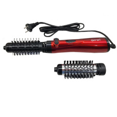 Фен-расчёска для укладки волос Gemei GM-4829 с вращением 1000W Red (3_03462) Токмак
