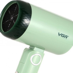 Фен для волос дорожный VGR V-421 складная ручка 1200W Green (3_03519) Веселе