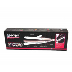 Плойка-утюжок Gemei GM-1960 3in1 Белый с розовым (hub_np2_1080) Киев