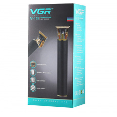 Триммер аккумуляторный для бороды и волос VGR V-179 Black (3_01618) Калуш