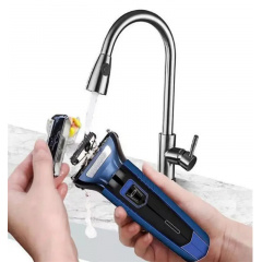 Машинка для стрижки 3в1 Surker SK-6011 Сине-черная (43954-SK-6011_346) Братське