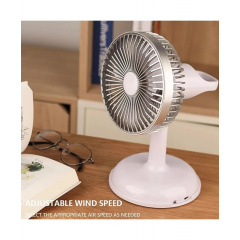 Вентилятор настольный портативный FAN KD197 Simple desktop USB Розовый Дубно