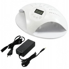 Гибридная маникюрная лампа SUN 669 для двух рук одновременно UV+LED 48W White Хмельник