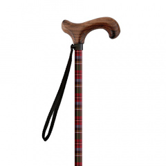 Трость телескопическая MQ Perfect Maniquick MQ556 Scozzese – Manico Derbi Legno 55-94 см Комбинированный Городок
