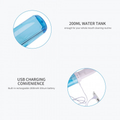 Ирригатор портативный для ухода за полостью рта Water Flosser PR45V Blue Киев