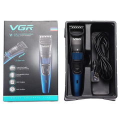Машинка стрижки волос и бороды VGR V-052 аккумуляторная 5W Blue (3_03520) Южноукраинск