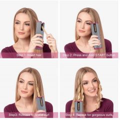 Авто-бигуди Ramindong Hair curler WM-002 безопасная плойка для завивки волос (1756375395) Володимир-Волинський