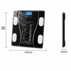 Весы напольные умные RIAS A-8003 Bluetooth до 180 кг Black (3_01548) Токмак