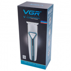 Триммер аккумуляторный для волос и бороды VGR V-008 5W Grey (3_03529) Харків