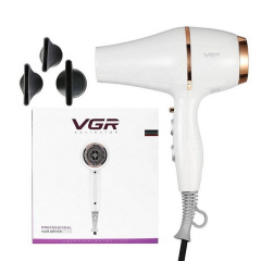 Фен для волос VGR V-414 3 насадки 2200W White (3_03491) Костопіль