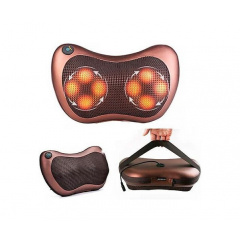 Массажная подушка для дома и машины массажёр Massage Pillow 8 роликов (1756375287) Київ
