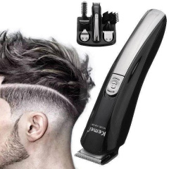 Машинка-триммер для стрижки волос Kemei KM-600 11 в 1 + Подставка (48019U) Акимовка
