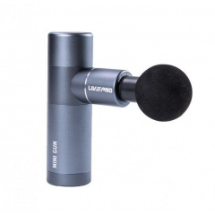 Перкуссионный массажер LivePro MINI MASSAGE GUN серый 13.7x9x4.6см LP8513 Луцьк