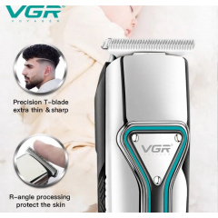 Беспроводная машинка для стрижки волос и бороды с насадками VGR V-008 Мукачево