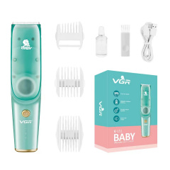 Машинка для стрижки детей VGR V-151 Baby 3 насадки IPX7 800mAh 5W Blue Жмеринка