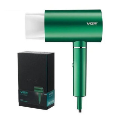 Фен для волос VGR V-431 с ионизацией 1800W Green Братське