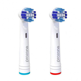 Насадки ProZone PRO-3D Max Contact ORAL-B/Braun 2 шт Белый