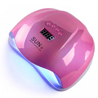 Лампа SUN T-SO32555 для сушки гель лака SunX pink Mirror 54W