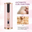 Беспроводная автоматическая плойка вращающаяся UKC Hair Curler с аккумулятором 5200мАч Розовый Ізмаїл