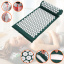 Коврик массажно-акупунктурный с подушкой Life style Acupressure Mat and Pillow Set 64х40см Темно-зеленый Херсон