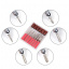 Фрезер-машинка для маникюра и педикюра с педалью Beauty nail 9-1 DM-208 коррекции искусственных ногтей 6 насадок 25 т об/мин Розовая Гайсин