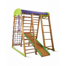 Спортивний комплекс SportBaby Карапуз-міні 150х124х132 см дитячий з гіркою для будинку