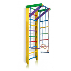 Шведська-спортивна стінка Sportbaby Юнга 2-220 жовтого кольору