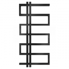 Полотенцесушитель универсальный Genesis Aqua Dual 800х530 вертикальный, черный (56004)