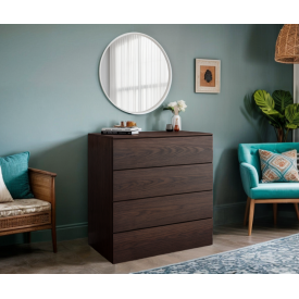 Комод із 4 шухлядами Tobi Sho Damien ТХ-05 для вітальні, спальні, 1000х1015х400 мм Венге