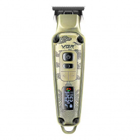 Машинка для стрижки волос VGR V-901 LED-дисплей аккумуляторная 1600mAh 5W Gold (3_05172)
